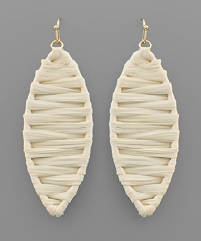 Ivory Surfboard Dangle Earrings