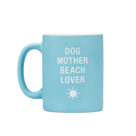 Dog Mother, Beach Lover Mug - 13.5 Oz