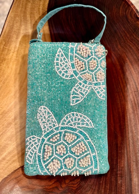 Swimming Turtles Crossbody Handbag