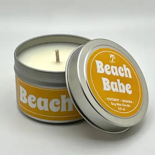 Beach Babe Tin Candle - 4 OZ