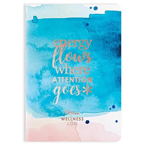 Wellness Log Petite Planner - Energy Flows Where Attention Goes