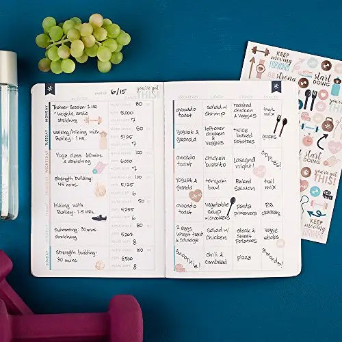 Wellness Log Petite Planner - Energy Flows Where Attention Goes