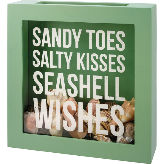 Sandy Toes Seashell Wishes - Shell Holder / Piggy Bank