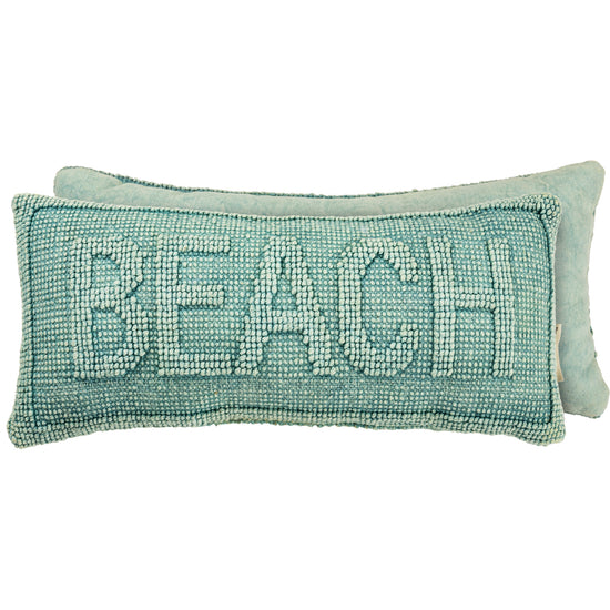 Beach Pillow - Sea Foam Green